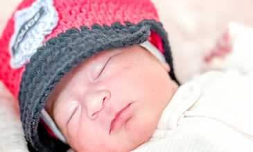 Baby Julieta with her halloween hat from STHS