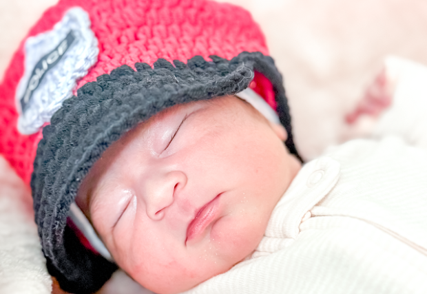 Baby Julieta with her halloween hat from STHS