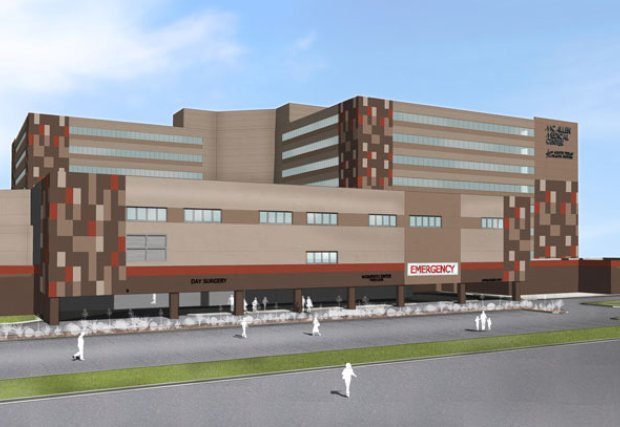 3D Model of McAllen Medical Center