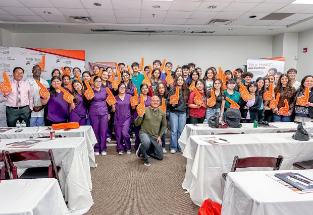 Students at the STHS McAllen Trauma Education Event