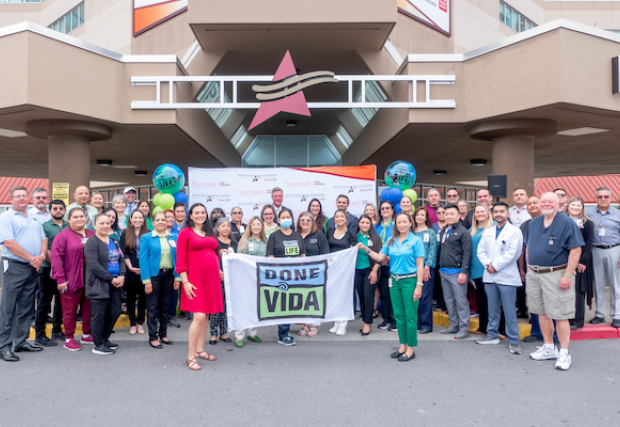 South Texas Health System McAllen Celebrates Local Organ Donors During Special Donate Life Flag Raising Ceremony