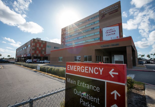 Exterior photo of STHS McAllen Trauma Center