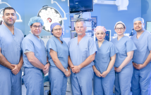 Dr. Daniel McLean and his surgical team